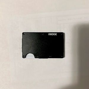 Ridge Wallet in Royal Black